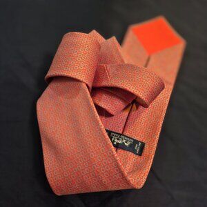 Hermes silk tie